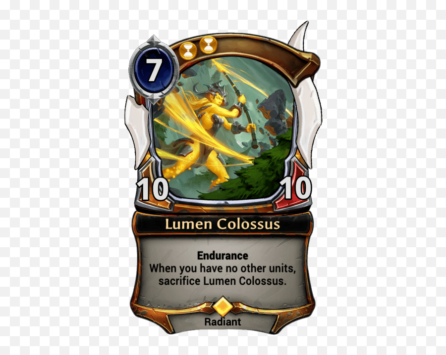 Lumen Colossus Eternal Cards Warcry Talir Eternal Png Colossus Png