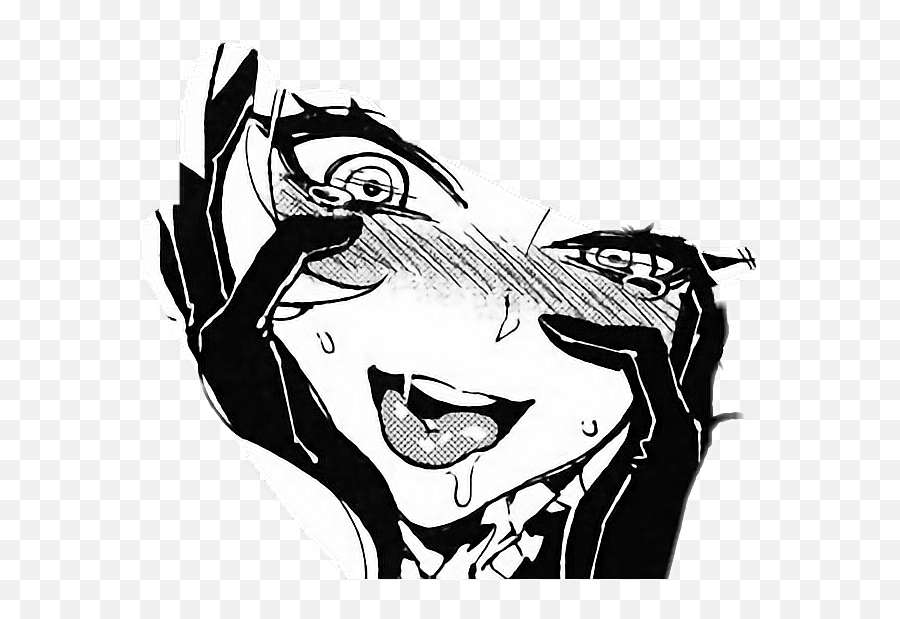 Anime Face Png Ahegao Transparent Background