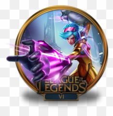Vi Neon Strike Icon League Of Legends Gold Border Iconset - League Of Legends Vi Png,Neon Border Png