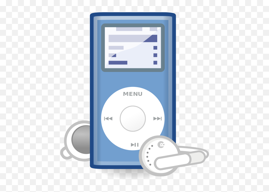 Ipod Clipart Blue - Ipod Png,Ipod Png