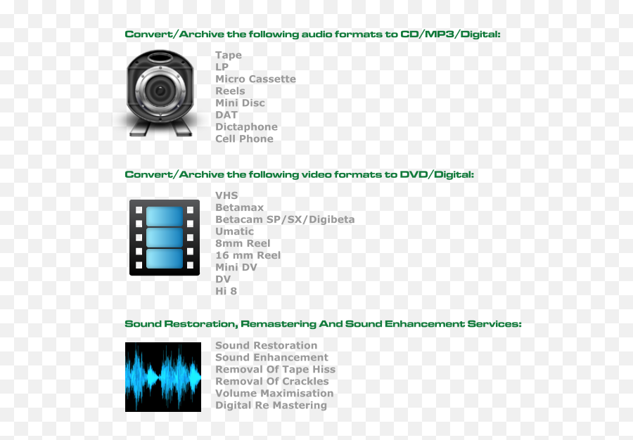 Digital Conversion U0026 Archiving Services - Screenshot Png,Video Tape Png