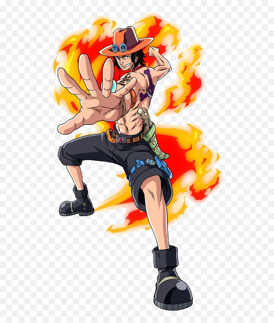One Piece Ace Fighting Png Image - One Piece Ace,Ace Png