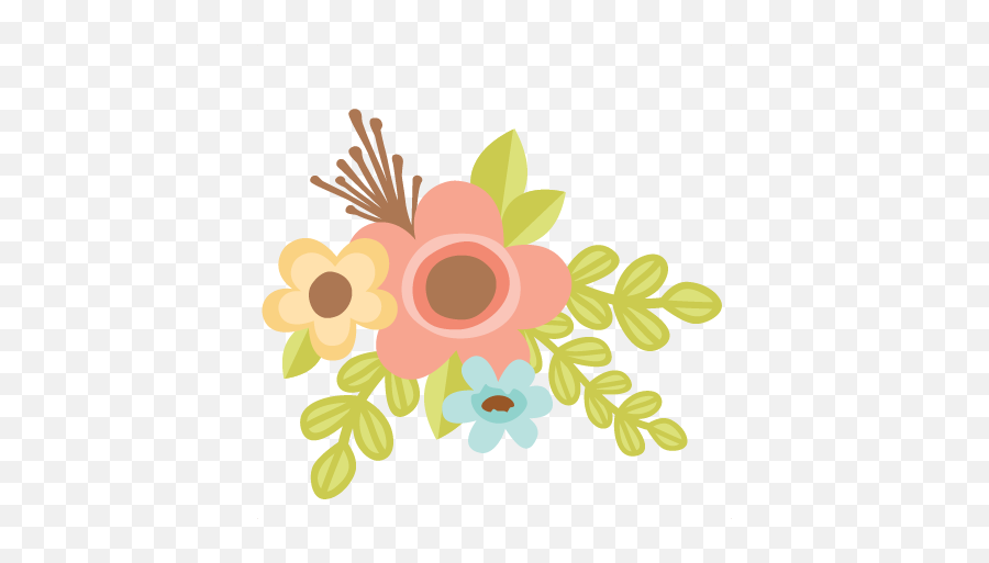 Flower Svg Scrapbook Cut File Cute Clipart Files For - Miss Kate Cuttables Flower Png,Cute Flower Png