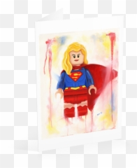 Supergirl Card - Cartoon png