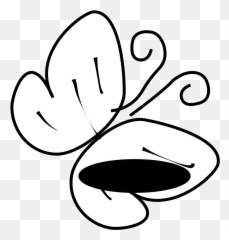 Black And White Butterfly Png - Yellow Butterflies Without A Yellow Bug Clip Art,Yellow Butterfly Png