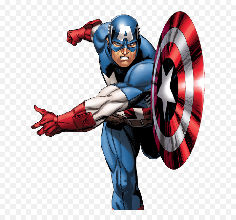 Marvel Avengers Captain America Png - Captain America Comic Png,Captain America Transparent Background