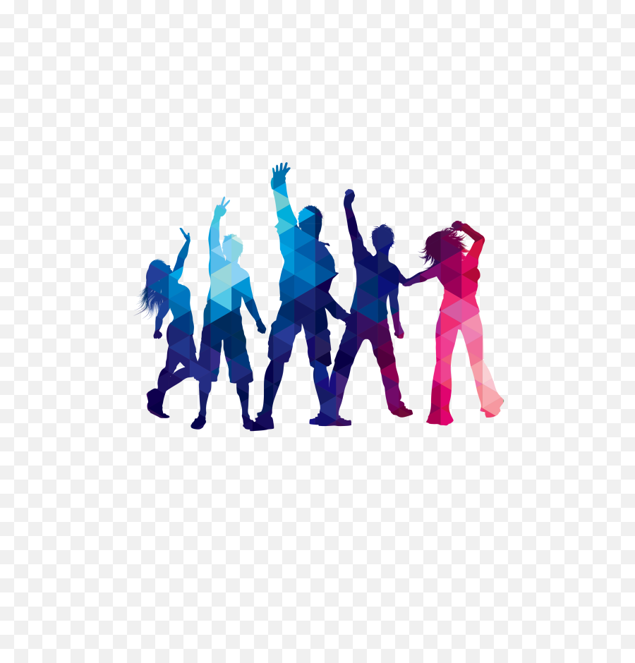 Group Dance Silhouette Png - Transparent Dancing Clipart,Dance Silhouette Png