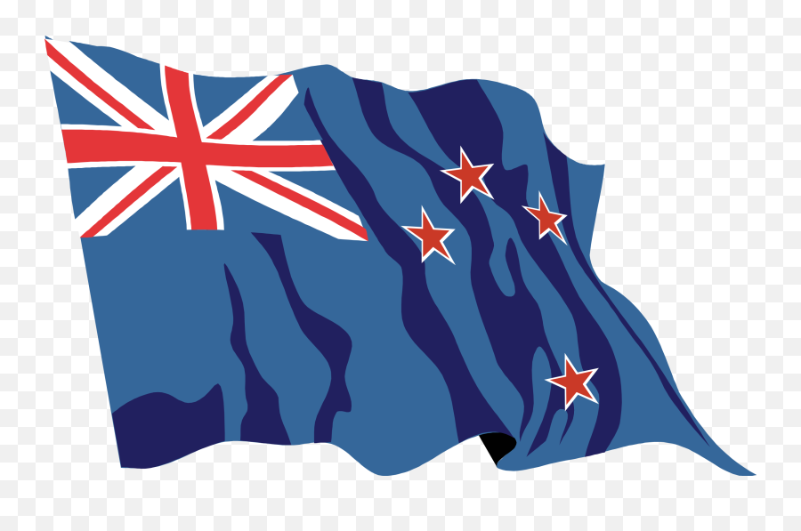 New Zealand Flag Waving Icon - New Zealand Flag Waving Png,Waving Flag Png