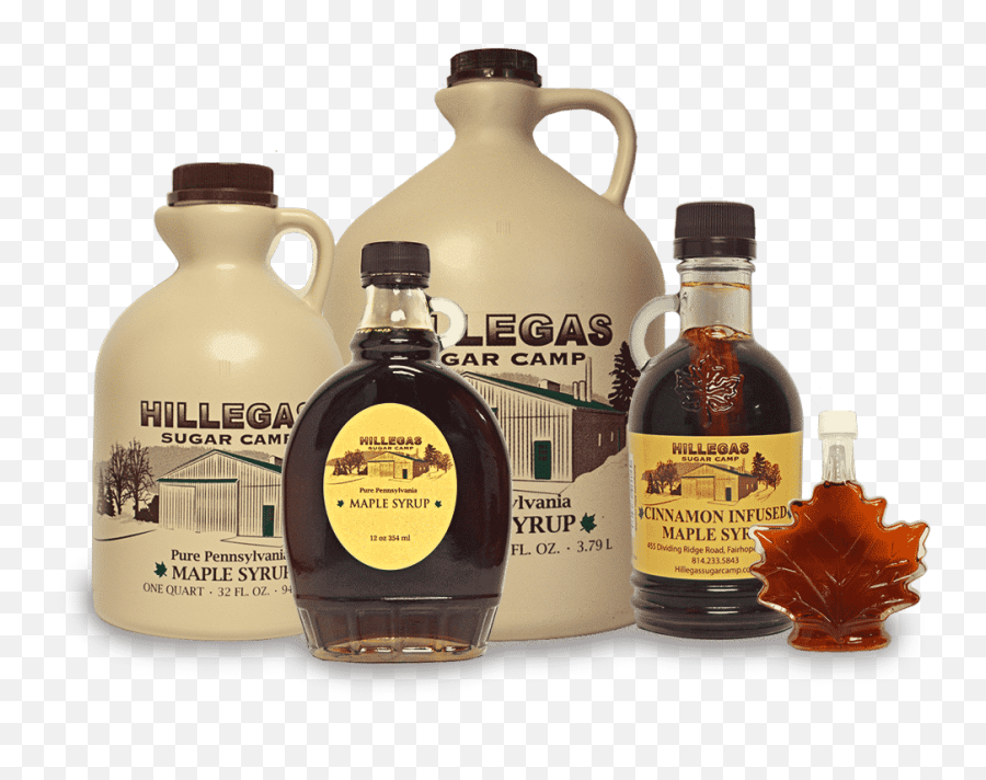 Products - Hillegas Sugar Camp Glass Bottle Png,Maple Syrup Png