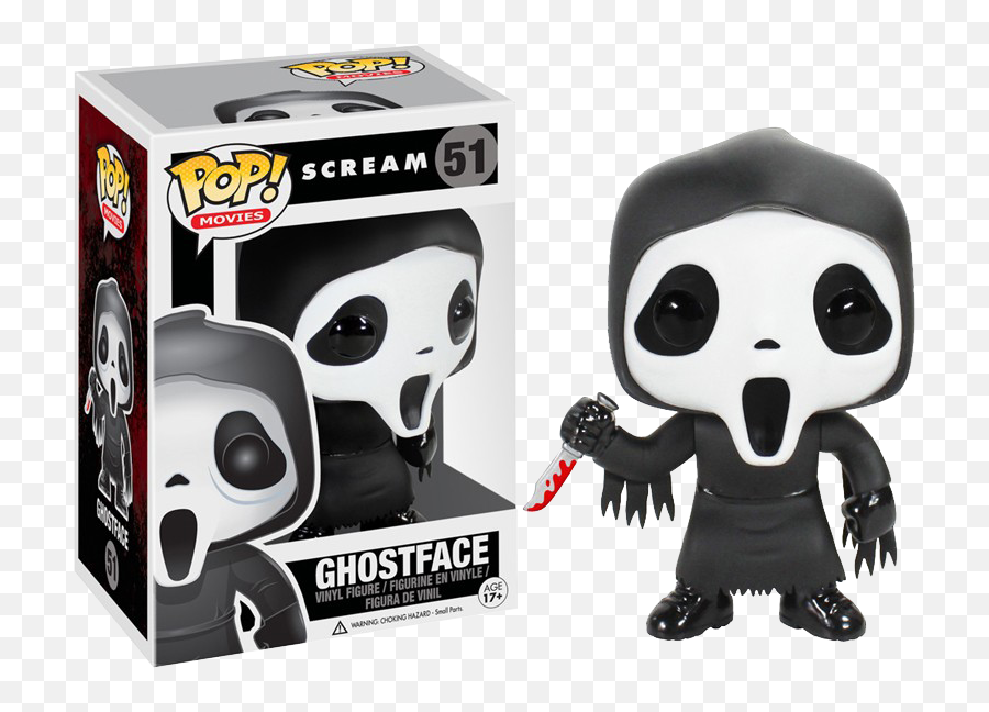 Scream - Ghostface Pop Vinyl Figure Funko Pop Horror Horror Movie Funko Pops Png,Ghost Face Png