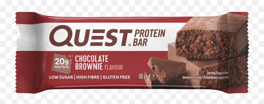 Quest Chocolate Brownie Protein Bars 60g - Case Of 12 Bars Multisave Quest Cinnamon Roll Protein Bar Png,Brownie Png