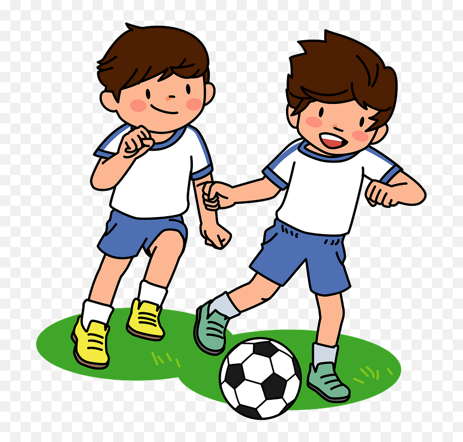 Schoolboys Soccer Football Clipart Free Download - Transparent Kids Soccer Png,Football Clipart Png