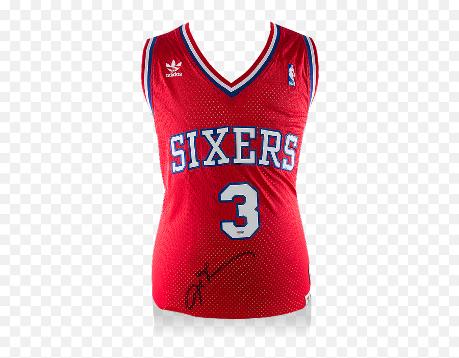 Front Signed Philadelphia 76ers Jersey - Sports Jersey Png,Allen Iverson Png