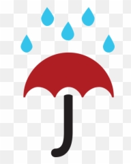 Umbrella With Rain Drops Emoji For Facebook Email U0026 Sms - Chesham Png,Rain Emoji Png
