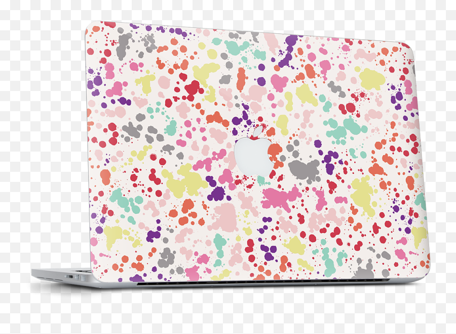 Download Colorful Splatter Ink Drops Macbook Skin Data Mfp - Portable Network Graphics Png,Ink Drop Png