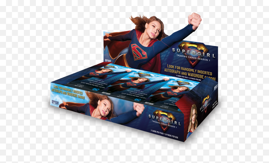 Supergirl Season 1 Trading Cards By Cryptozoic Autograph - 2018 Trading Cards Png,Supergirl Transparent