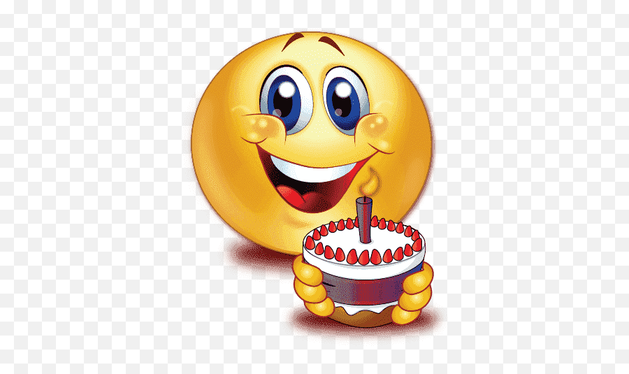 Happy Birthday Emoji Png Photos - Emoji With Birthday Cake,Birthday Emoji Png