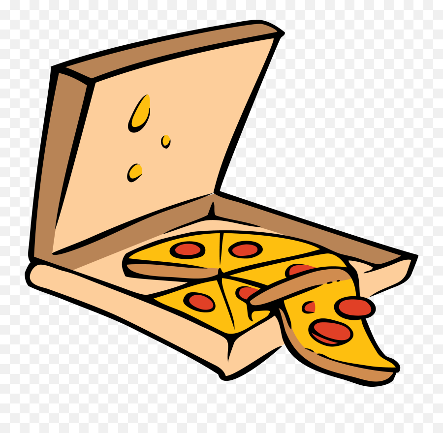 Clip Art - Cartoon Transparent Pizza Png,Cartoon Pizza Logo