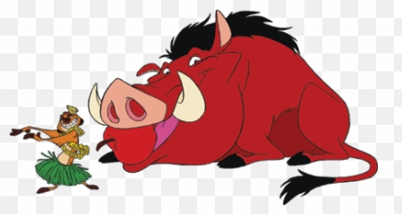 Timão E Pumba Png 3 Image - Hula Lion King Pumbaa And Timon,Pumba Png