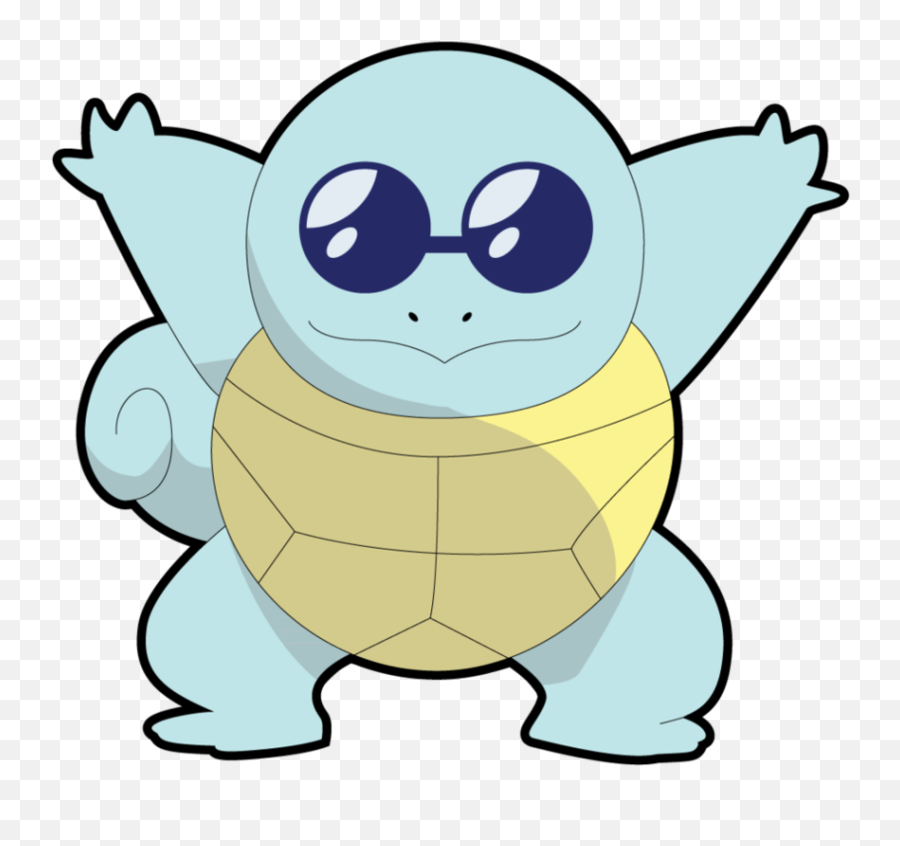 Squirtle With Glasses Wallpapers - Vector Graphics Png,Squirtle Png