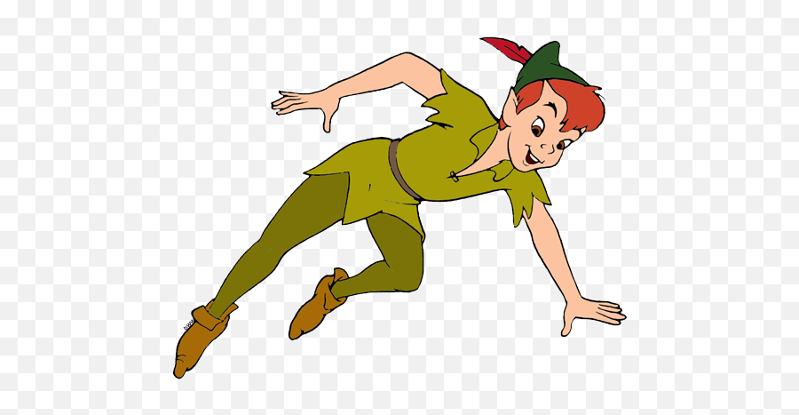 His Shadow Peter Pan Flying Png