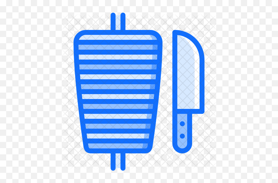Spit Meat Icon Of Dualtone Style - Shawarma Icon Transparent Png,Spit Png