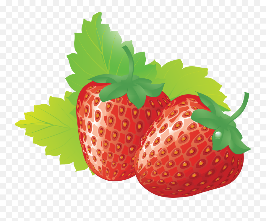 Drawn Strawberry Transparent Background - Strawberries Clipart Png,Strawberries Transparent Background
