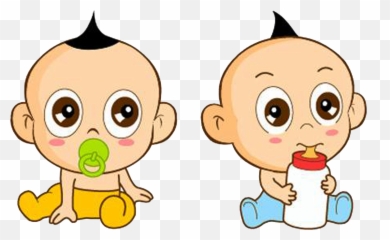 Baby Pacifier Png - Twin Boys