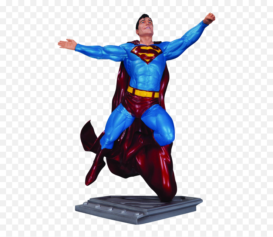 Superman - Man Of Steel Statue By Gary Frank Ikon Collectables Superman Png,Man Of Steel Png