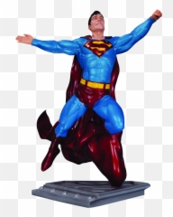 Superman - Man Of Steel Statue By Gary Frank Ikon Collectables Superman Png,Man Of Steel Png