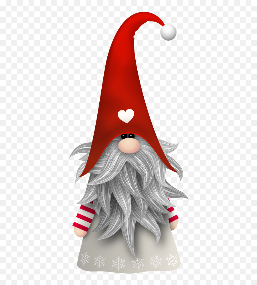 Pin By Sue Fournier - Christmas Gnome Clipart Png,Santa Hat And Beard Png