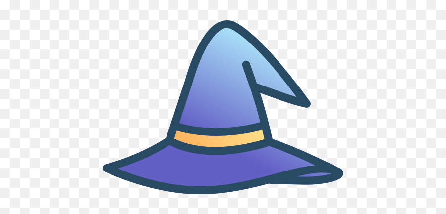 Witches Wizard Hat Witch Halloween Magic Icon - Costume Hat Png,Witch Hat Png