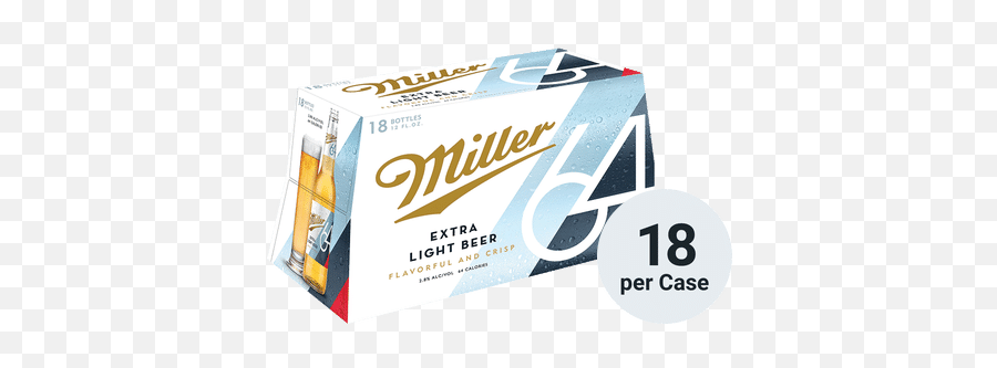 Miller 64 - Miller 64 Extra Light Beer Png,Miller Light Logo