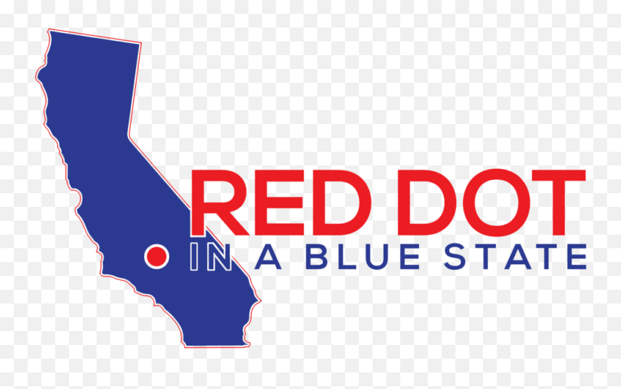 Red Dot In A Blue State Png Transparent