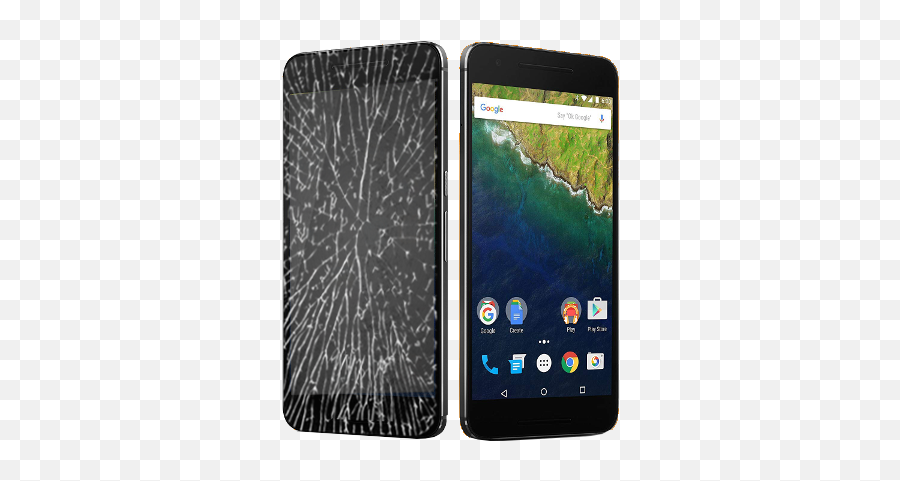 Huawei Cracked Screen Repairs - Mobile Device Repairs Nexus 6p Png,Screen Crack Transparent
