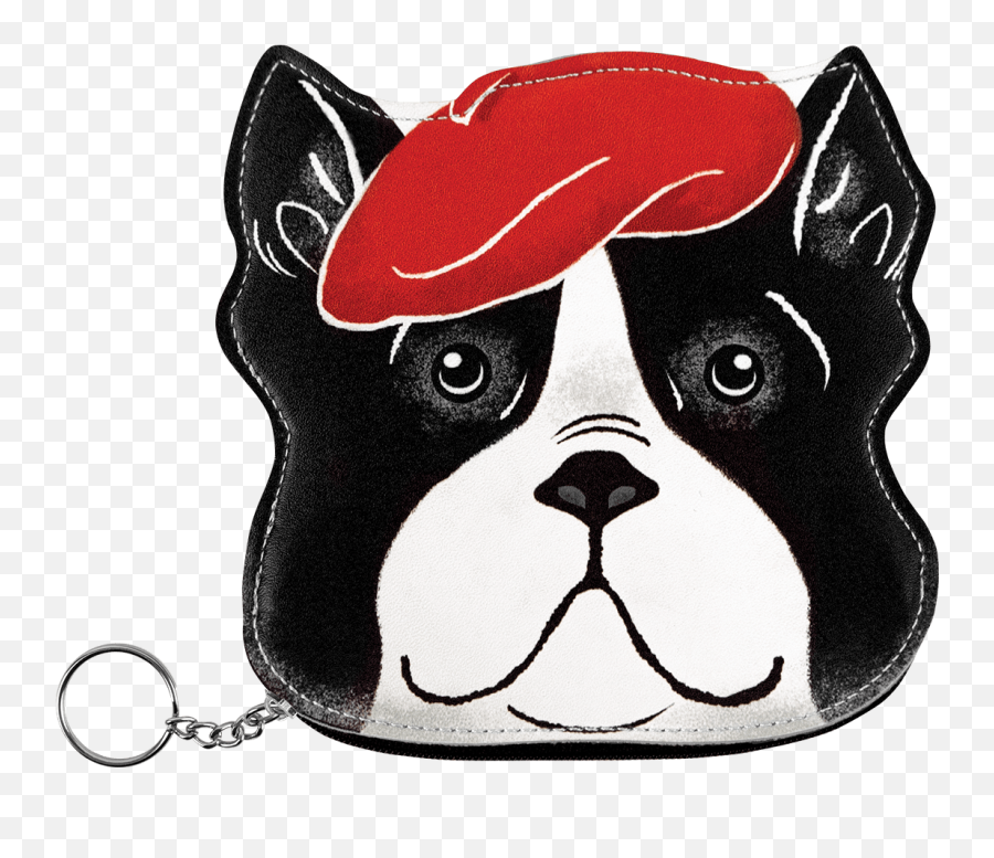 Beret Boston Terrier Coin Pouch - Boston Terrier Png,Boston Terrier Png