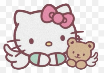 Soft Baby Hello Kitty Sticker - Cute Png
