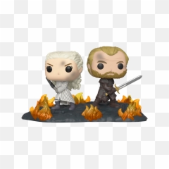 Game Of Thrones Daenerys And Jorah With - Daenerys And Jorah Funko Pop Png,Daenerys Png