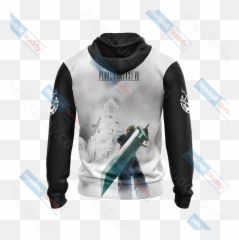 Final Fantasy Vii - Cloud Strife Unisex 3D Hoodie Long Sleeve png