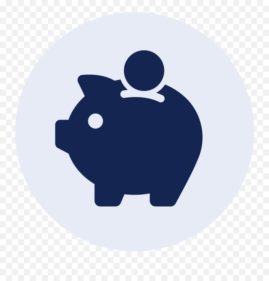 Piggy Bank Vector White Png Image - Icon,Icon Parking