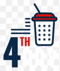 4th July Soft Drink Icon - Transparent PNG u0026 SVG vector file Drink Lid