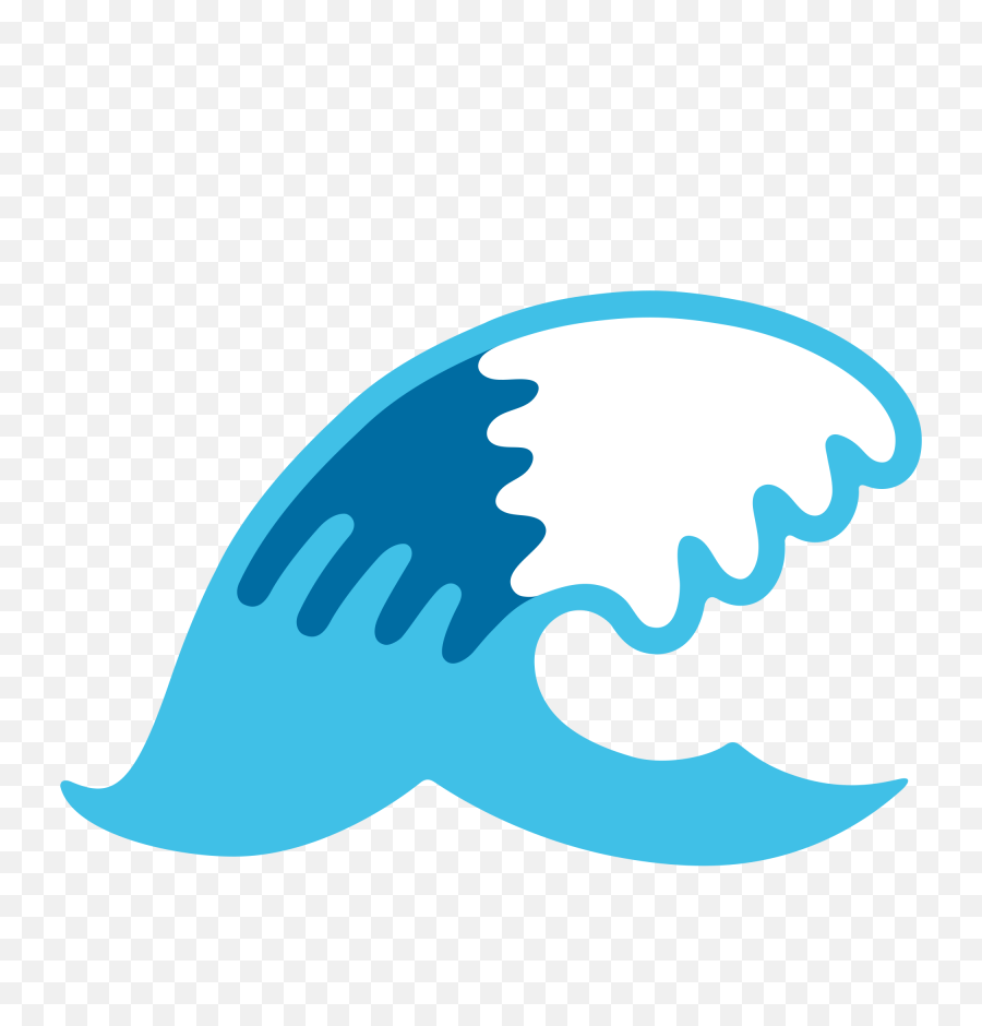 Water Wave Emoji - Wave Emoji Transparent Png,Water Emoji Transparent