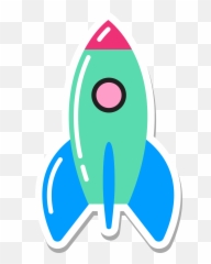 Highlight Cover Maker Icons By Appside - Rocket Sticker Clipart png