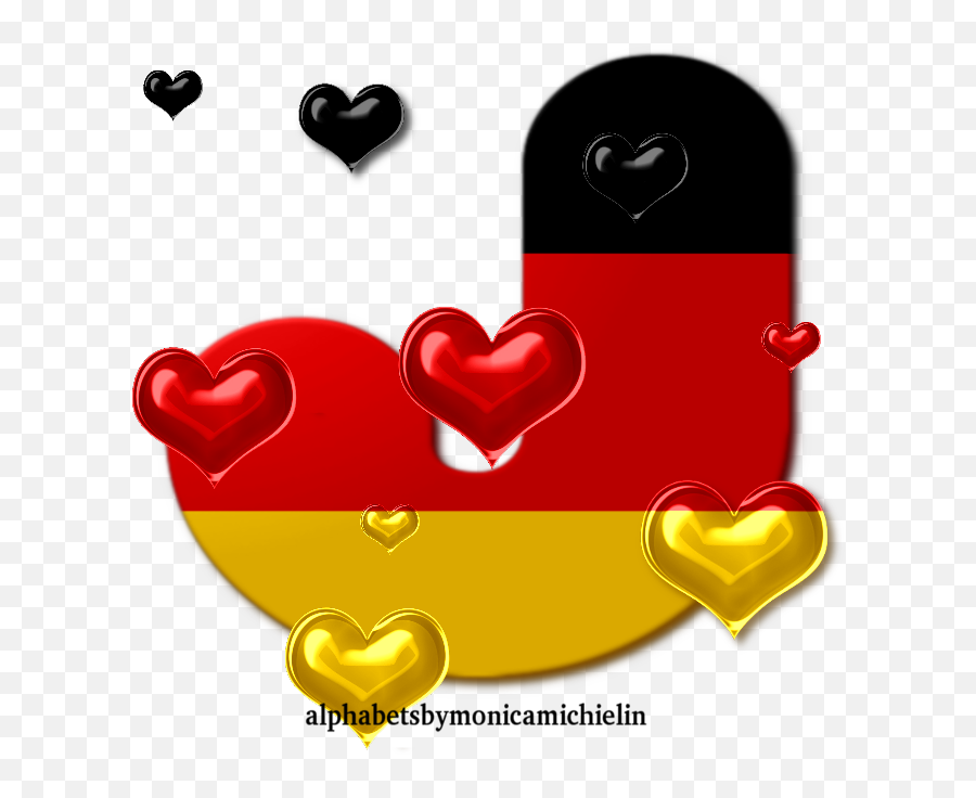 Alphabet Flag Of Germany And Icons Png - Girly,Deutschland Flagge Icon