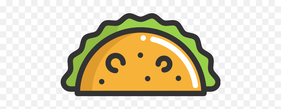 Taco Vector Svg Icon - Dot Png,Mexican Food Icon