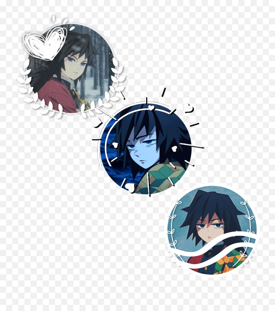 Discover Trending Giyutomioka Stickers Picsart - Fictional Character Png,Tomioka Giyuu Icon