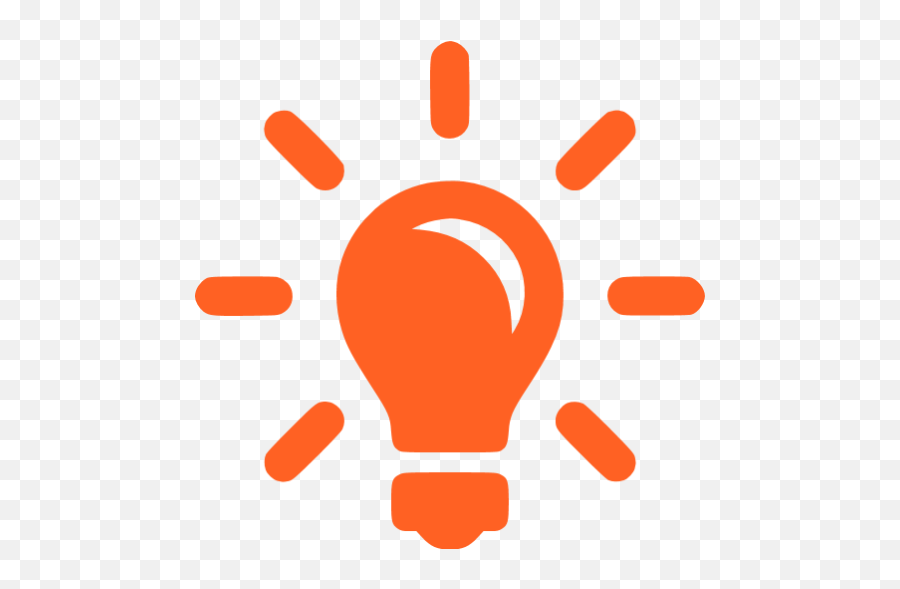 Idea Icons - Solution Vector Icon Png,Orange Icon Png