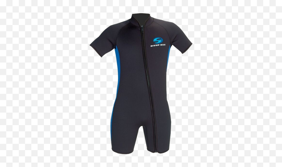 Deep See - Front Zip Mens Wetsuit Shorty Png,Icon Shorty Jacket