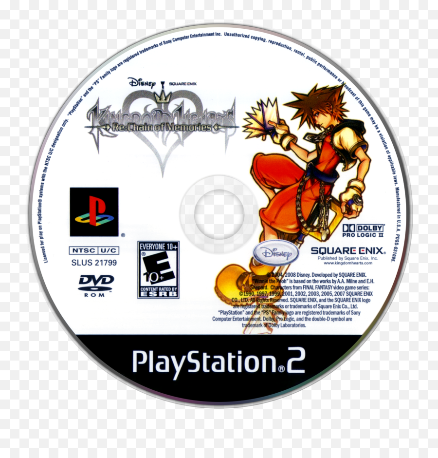 Kingdom Hearts Re Chain Of Memories Details - Launchbox Kingdom Hearts Re Chain Of Memories Ps2 Disc Png,Kingdom Hearts Sora Icon