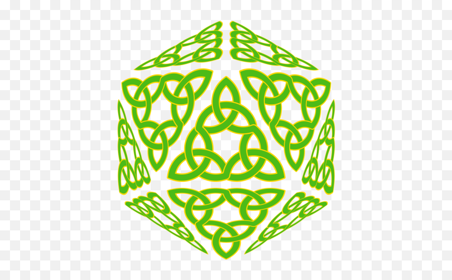 St Patricku0027s Day Triquetra D20 By 88riddles Inktale Png